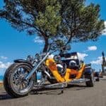 trike showcased on road in Spain