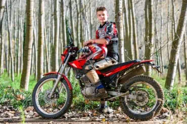 Motocross motorbike