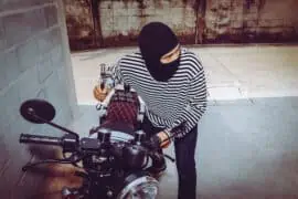 I Don’t Have Insurance, and My Motorcycle Was Stolen: What Can I Do? thief tries to steal motorcycle