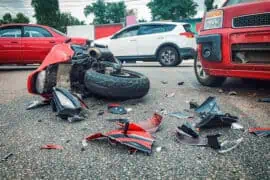 How to Obtain Salvage Title Motorcycle Insurance? motorcycle damaged after a serious accident