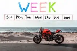 motorcycle insurance for a week