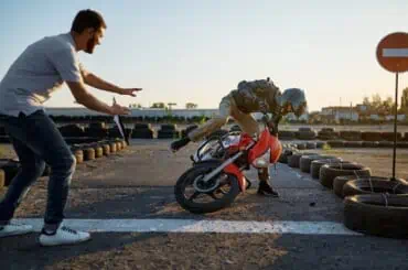 What to Do If You Drop Your Motorcycle? student motorcycle training