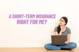 How does Short Term Insurance Help those Under 25 Years? young girl thinking of motorcycle insurance