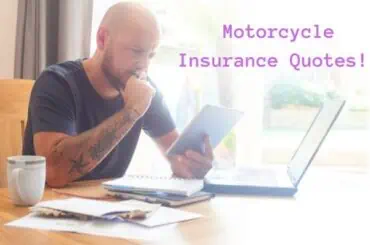 What Information to Provide to Get Motorcycle Insurance Quotes Online in 2023? bald headed man compare quotes online