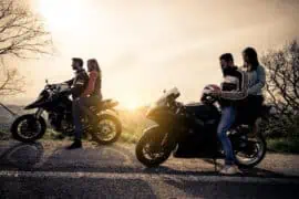 Motorcycle Passenger Coverage: Protect Your Guest on the Back of Motorcycle! two couples on bike