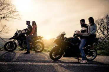 Motorcycle Passenger Coverage: Protect Your Guest on the Back of Motorcycle! two couples on bike