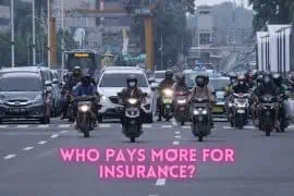 What Sets Motorcycle and Car Insurance Policies Apart From Each Other? traffic in main road
