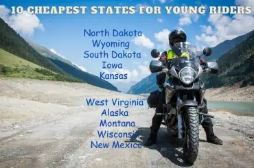 Road-Ready and Wallet-Friendly: Affordable Motorcycle Insurance for Young Adults in These States! list of affordable states for young drivers