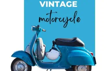 Interested in Insuring a Vintage or Classic Scooter? Here’re Some Important Things to Keep in Mind. blue color classic scooter standing