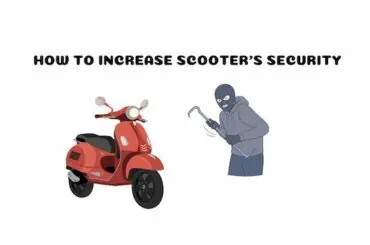 A thief looking to steal a scooter