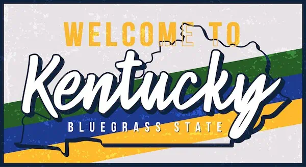 Kentucky Welcome sign