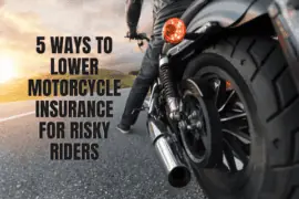 How to Get the Right Type of Motorcycle Insurance as a High-Risk Driver? Someone in motorcycle about to start riding