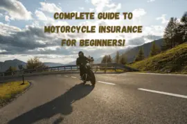New to the World of Motorcycle Insurance? Let’s Explore the Basics Together! Inexperienced rider on the road alone