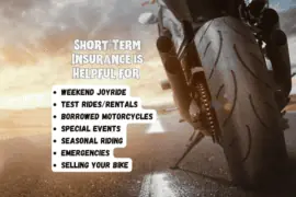 When Would I Need Short-Term Motorcycle Insurance? standing bike ready to go